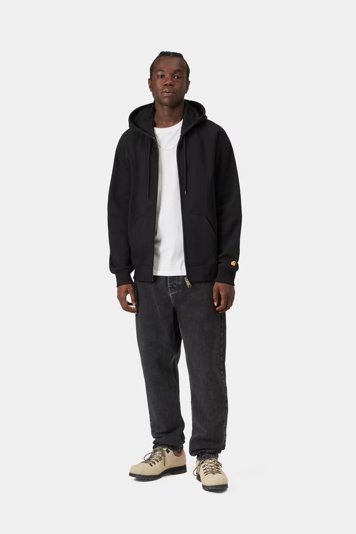 NEWEL PANT - black stone washed