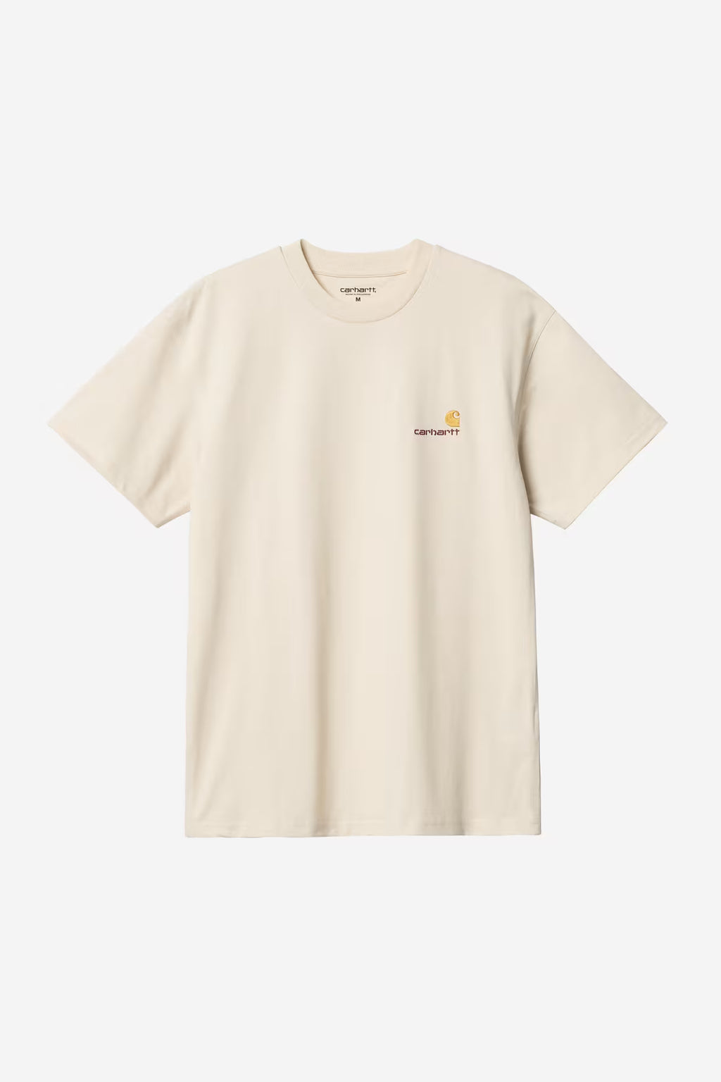 S/S AMERICAN SCRIPT T-SHIRT - natural