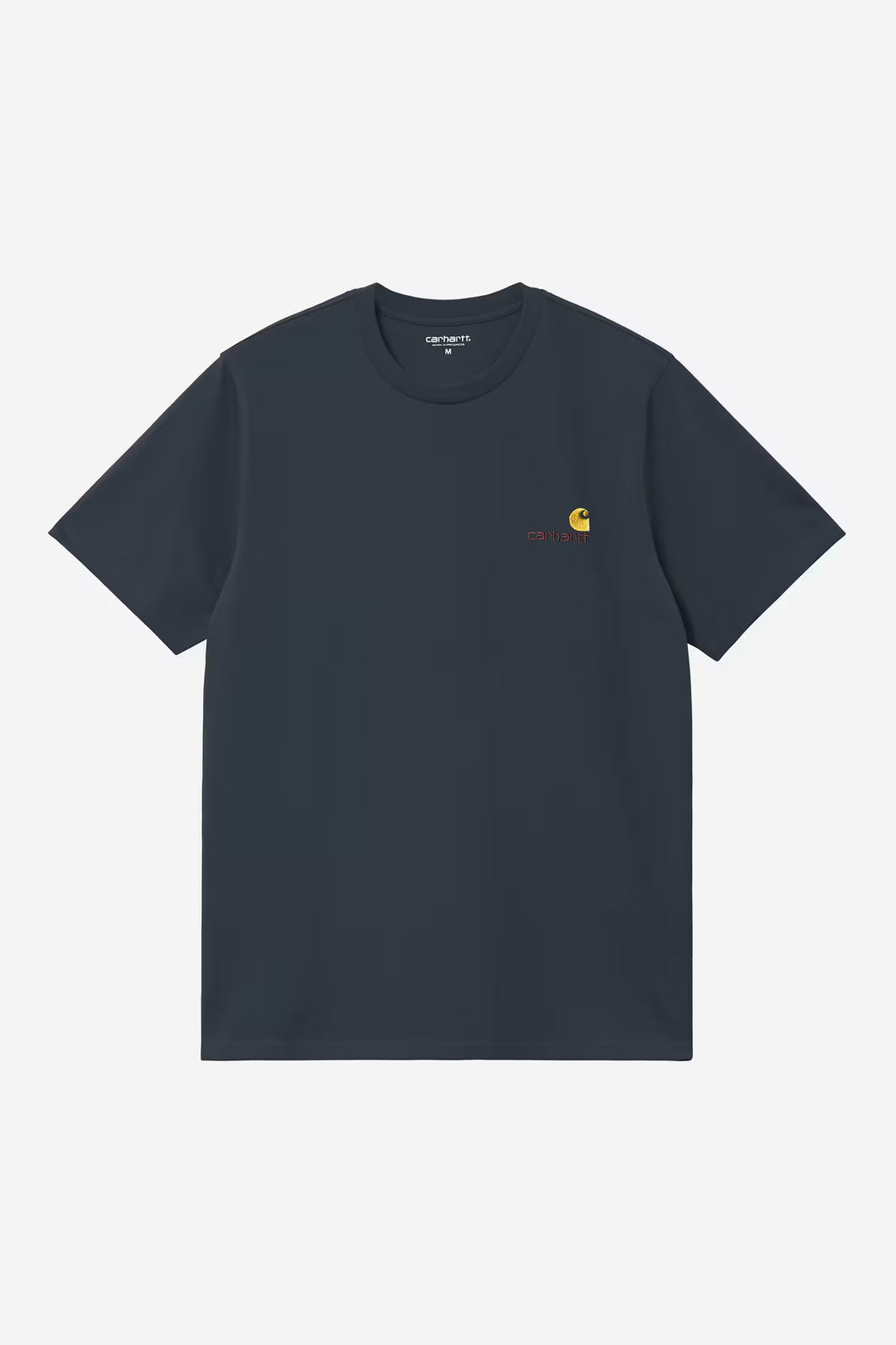 S/S AMERICAN SCRIPT T-SHIRT - deep night