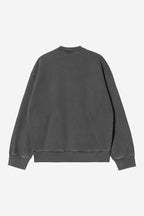 NELSON SWEAT - black garment dyed