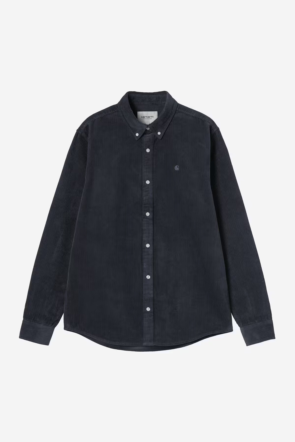 L/S MADISON CORD SHIRT - dark navy