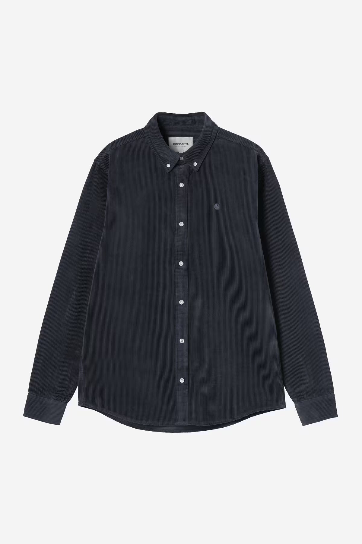 L/S MADISON CORD SHIRT - dark navy