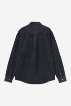 L/S MADISON CORD SHIRT - dark navy