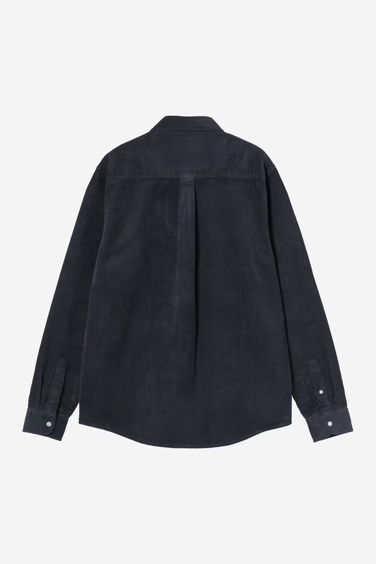 L/S MADISON CORD SHIRT - dark navy