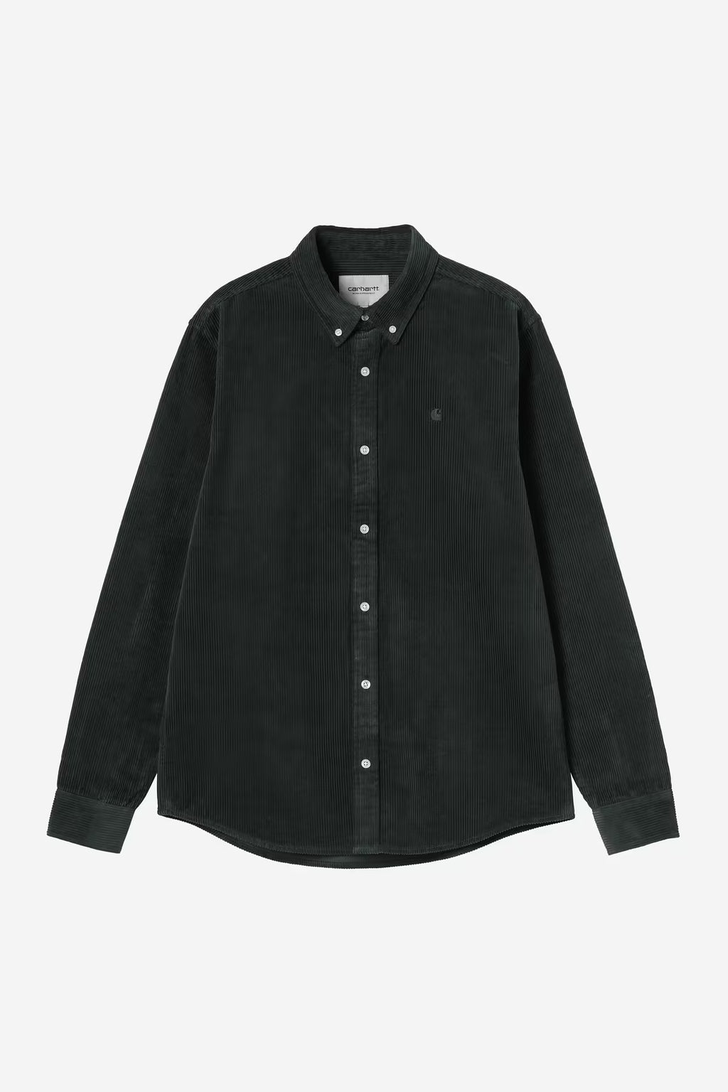 L/S MADISON CORD SHIRT - raven