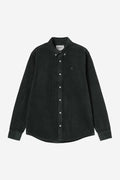 L/S MADISON CORD SHIRT - raven
