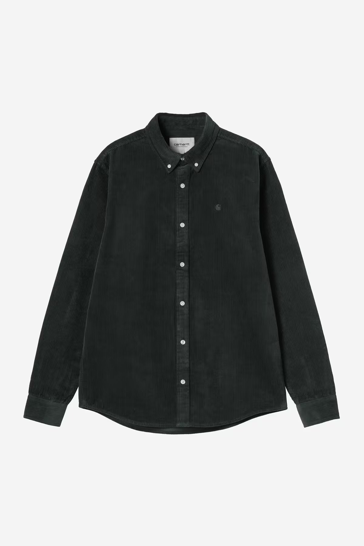 L/S MADISON CORD SHIRT - raven
