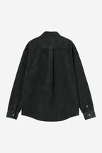 L/S MADISON CORD SHIRT - raven
