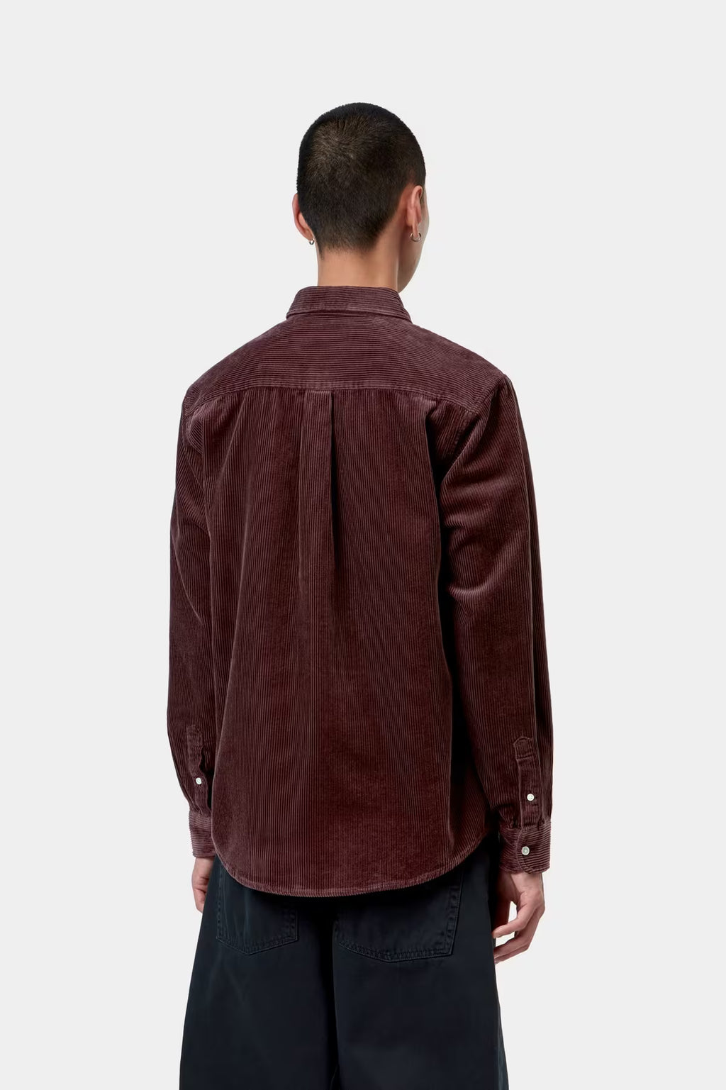 L/S MADISON CORD SHIRT - amarone