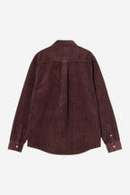 L/S MADISON CORD SHIRT - amarone