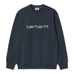 CARHARTT SWEAT - deep night/gentle green