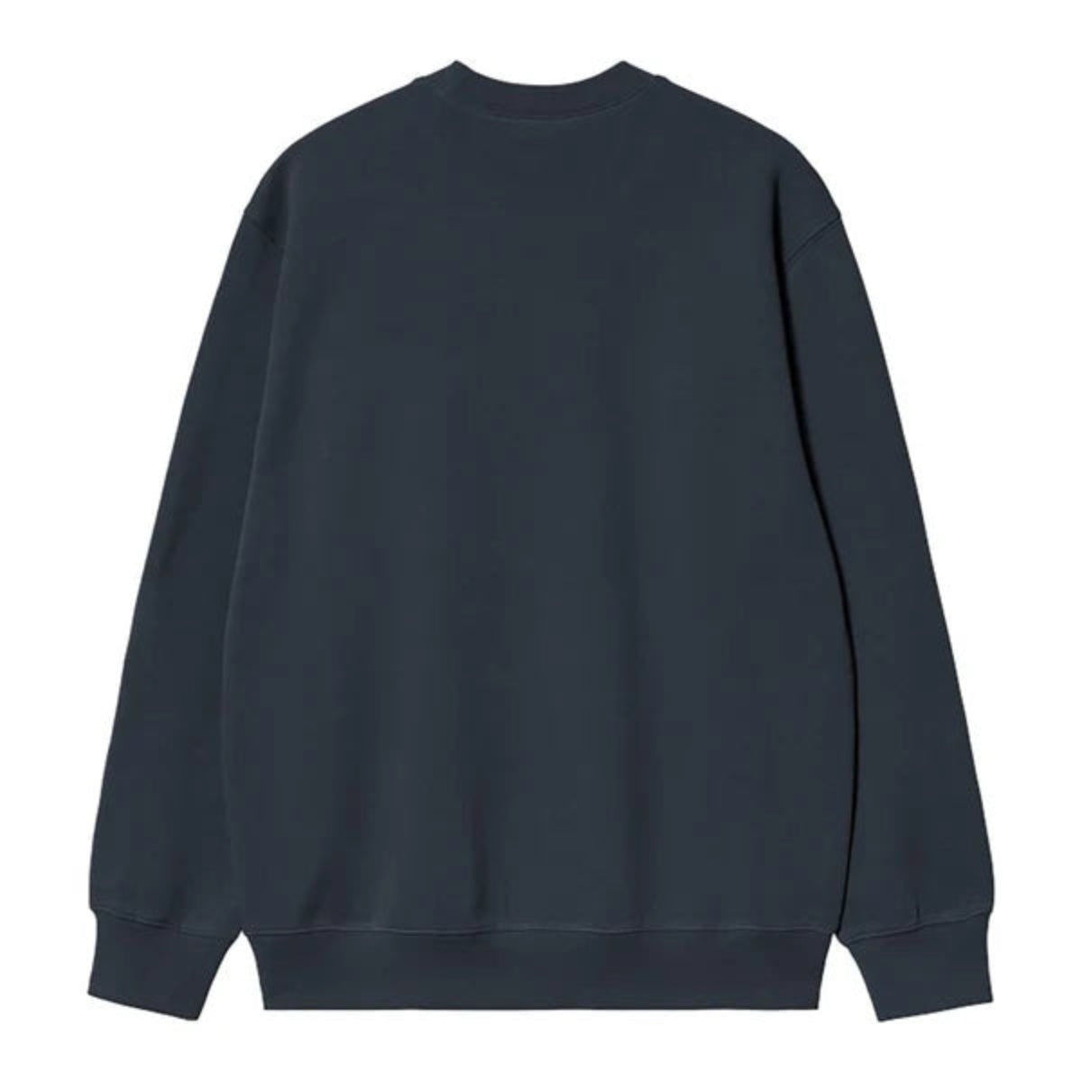 CARHARTT SWEAT - deep night/gentle green