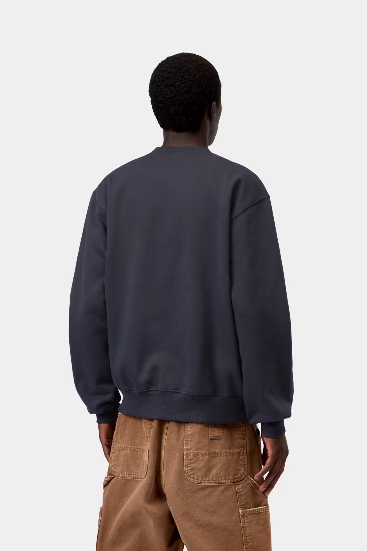 CARHARTT SWEAT - dark navy/dark scarab