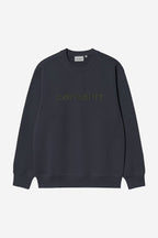 CARHARTT SWEAT - dark navy/dark scarab