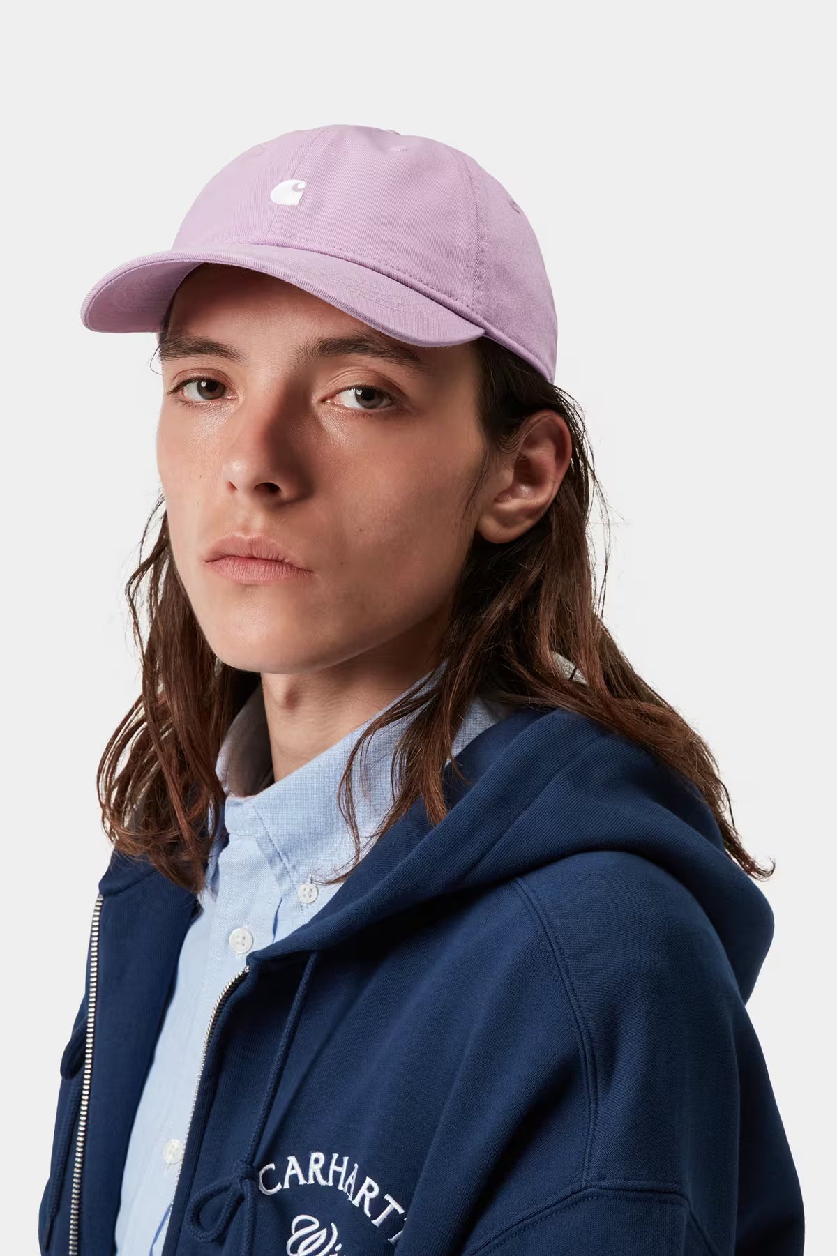 MADISON LOGO CAP - gentle purple/white