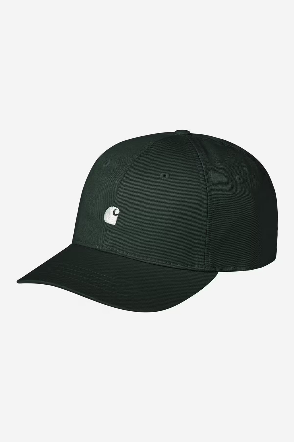 MADISON LOGO CAP - dark scarab/white