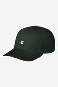 MADISON LOGO CAP - dark scarab/white