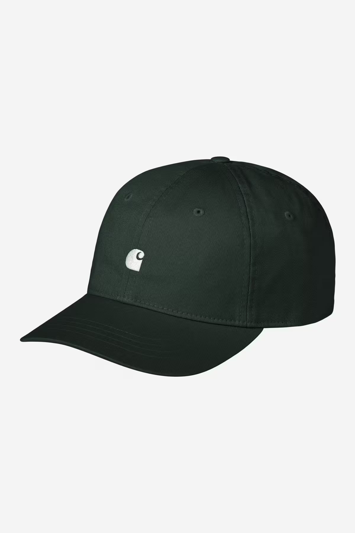 MADISON LOGO CAP - dark scarab/white