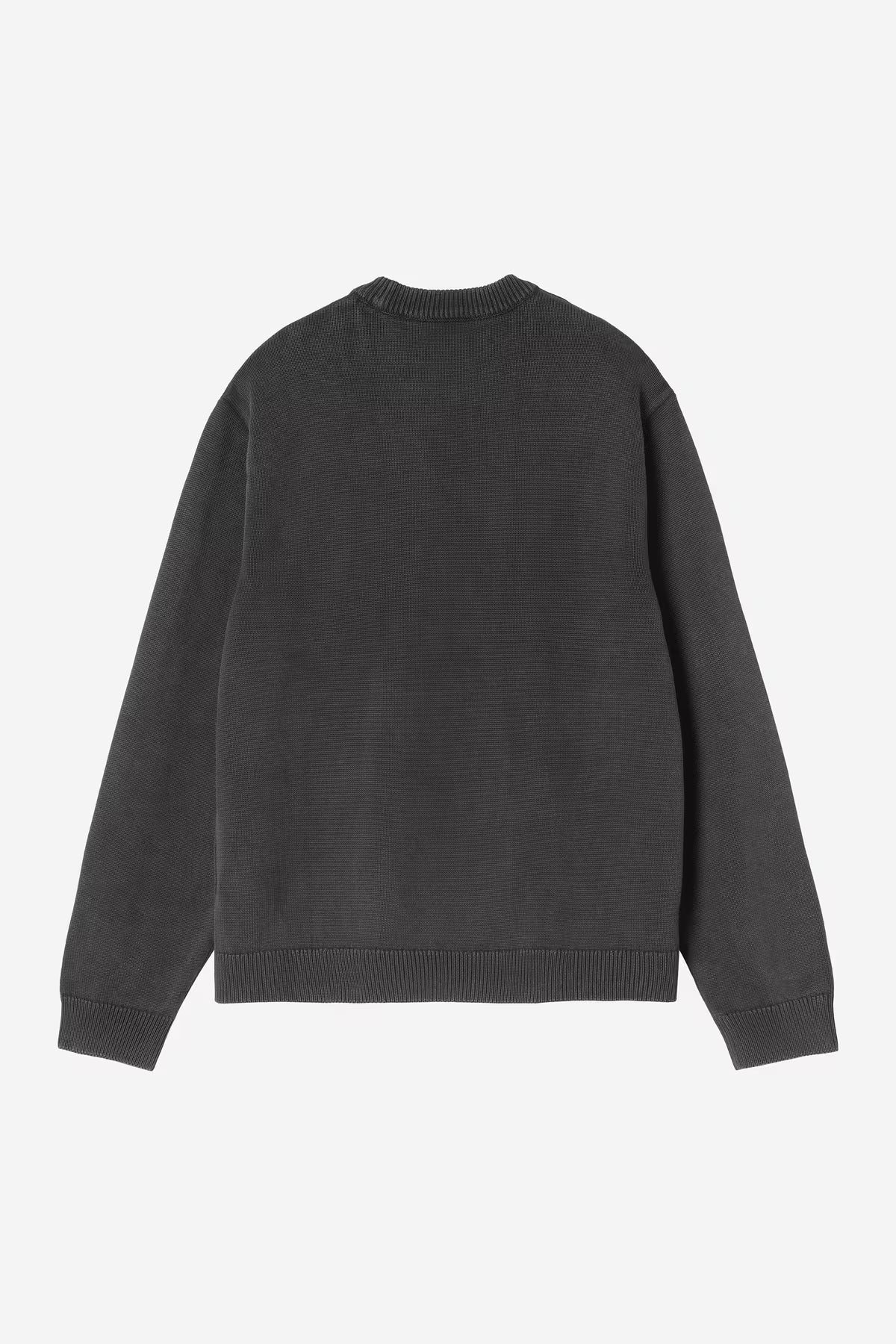 KORI SWEATER - black garment dyed