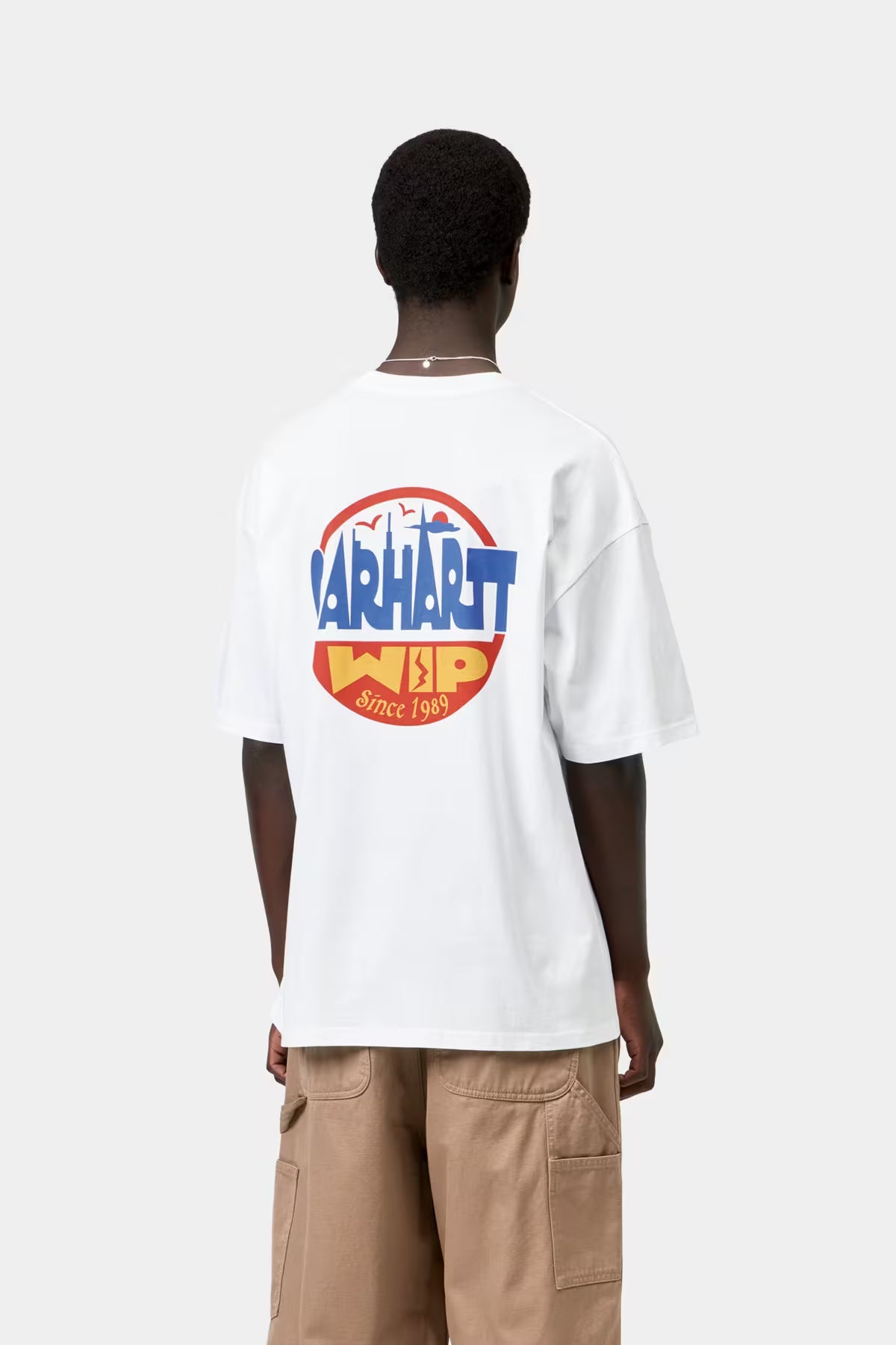 S/S LUGGAGE LABEL T-SHIRT - white
