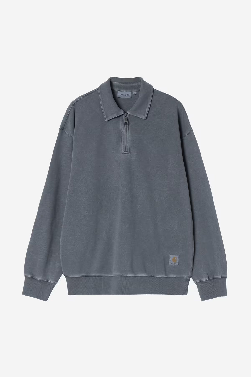 HARPER POLO - carbon garment dyed