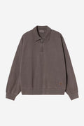HARPER POLO - tobacco garment dyed
