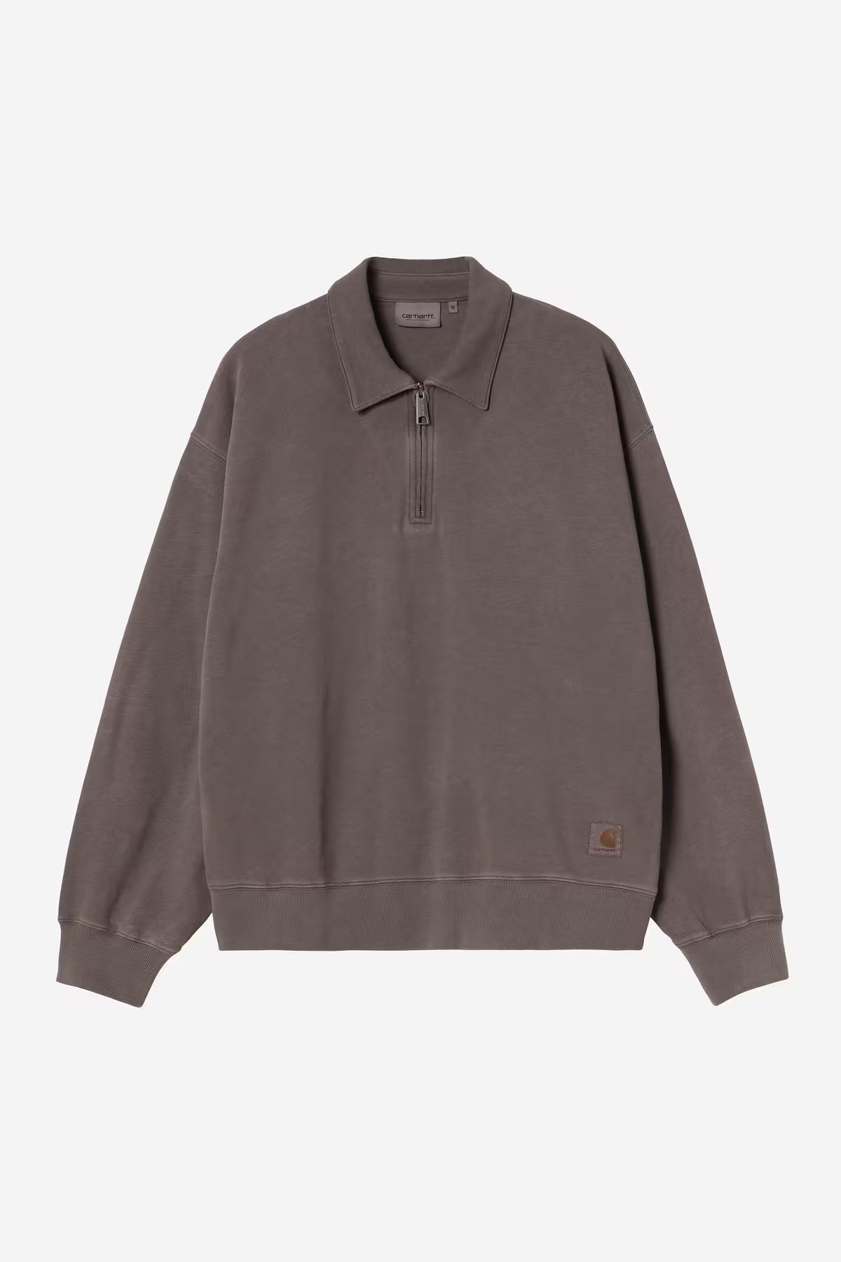 HARPER POLO - tobacco garment dyed