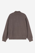 HARPER POLO - tobacco garment dyed