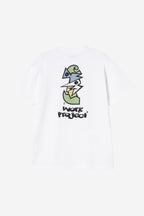 S/S CUBIST T-SHIRT - white