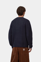 CASTER KNIT SWEATER - dark navy