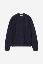CASTER KNIT SWEATER - dark navy