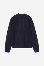 CASTER KNIT SWEATER - dark navy