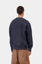 1989 WINNERS SWEAT - dark navy heavy stone wash