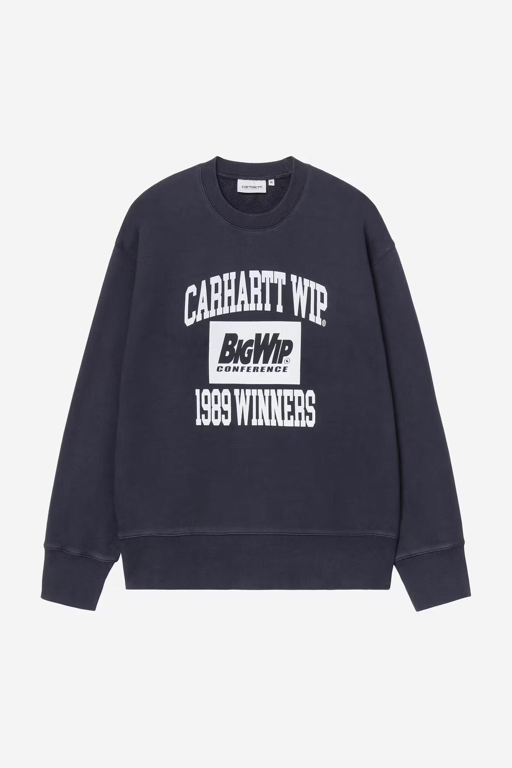 1989 WINNERS SWEAT - dark navy heavy stone wash
