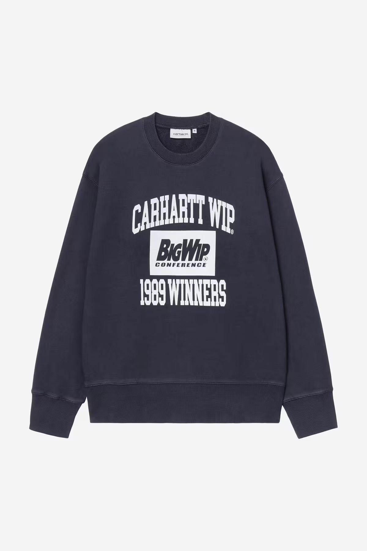 1989 WINNERS SWEAT - dark navy heavy stone wash