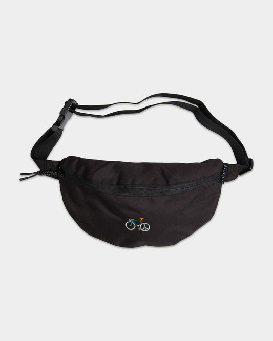 PEACERIDE HIP BAG - black