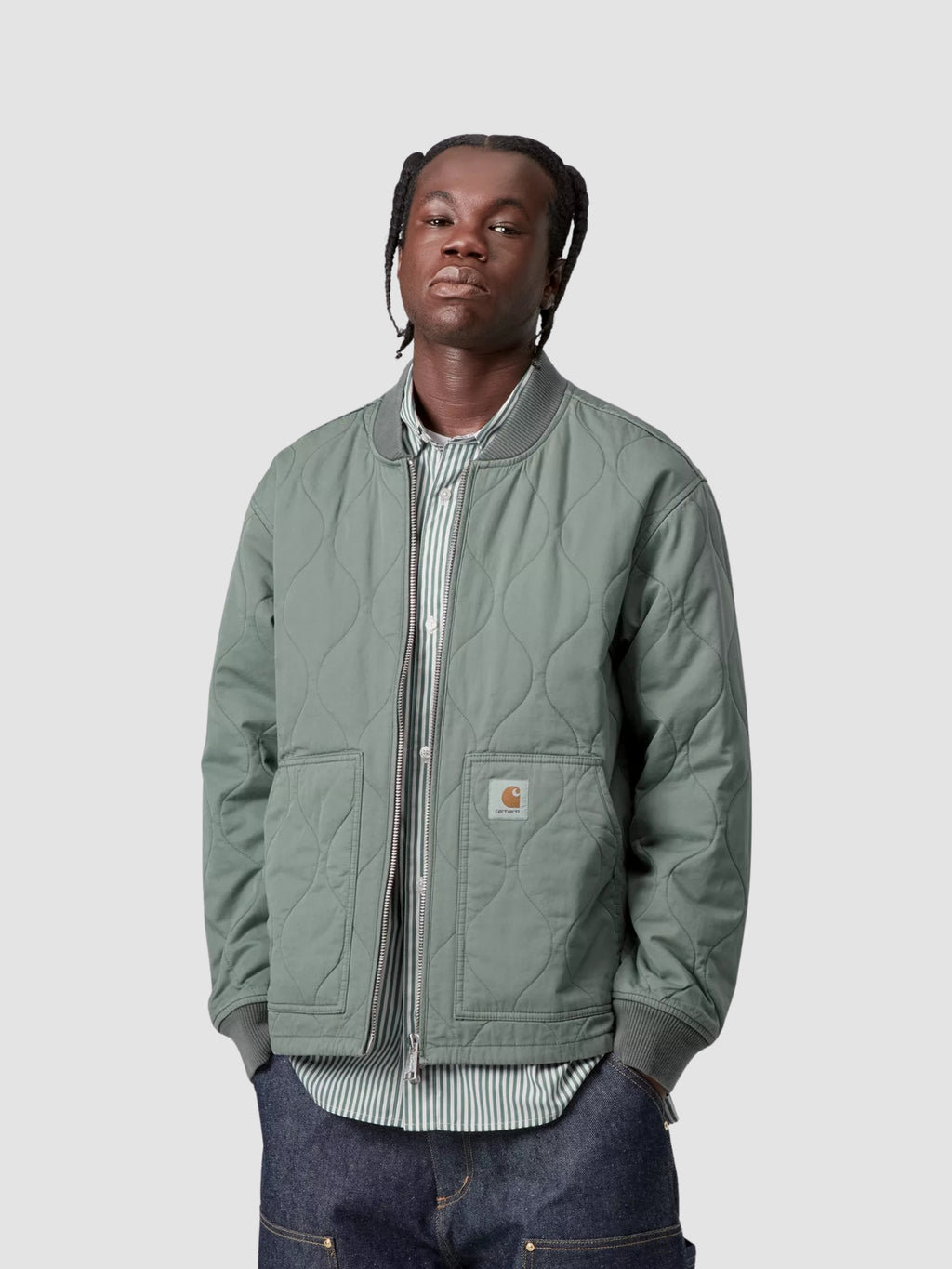 KYLAN LINER - velvet green