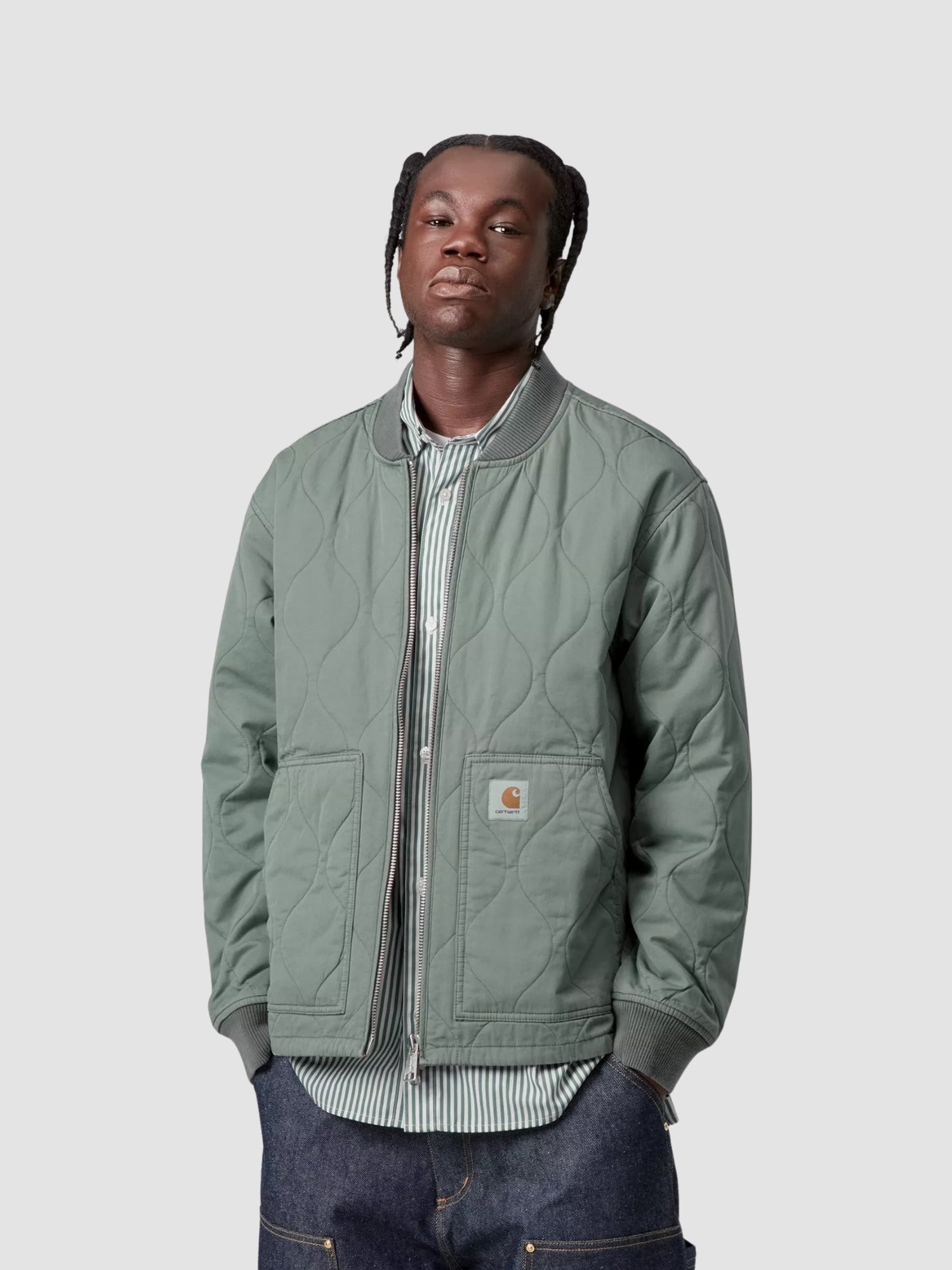 KYLAN LINER - velvet green