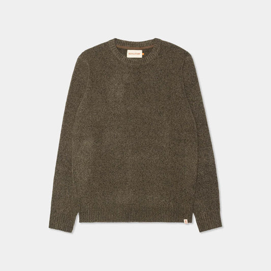 KNIT SWEATER (6537) - brown