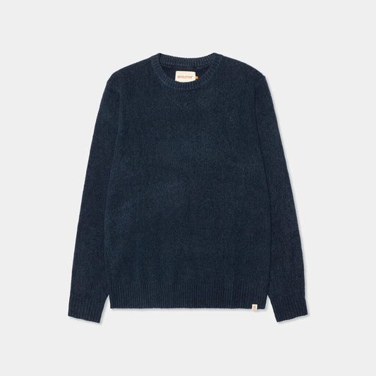 KNIT SWEATER (6537) - darknavy