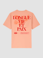 LONGUE VIE TEE - peach