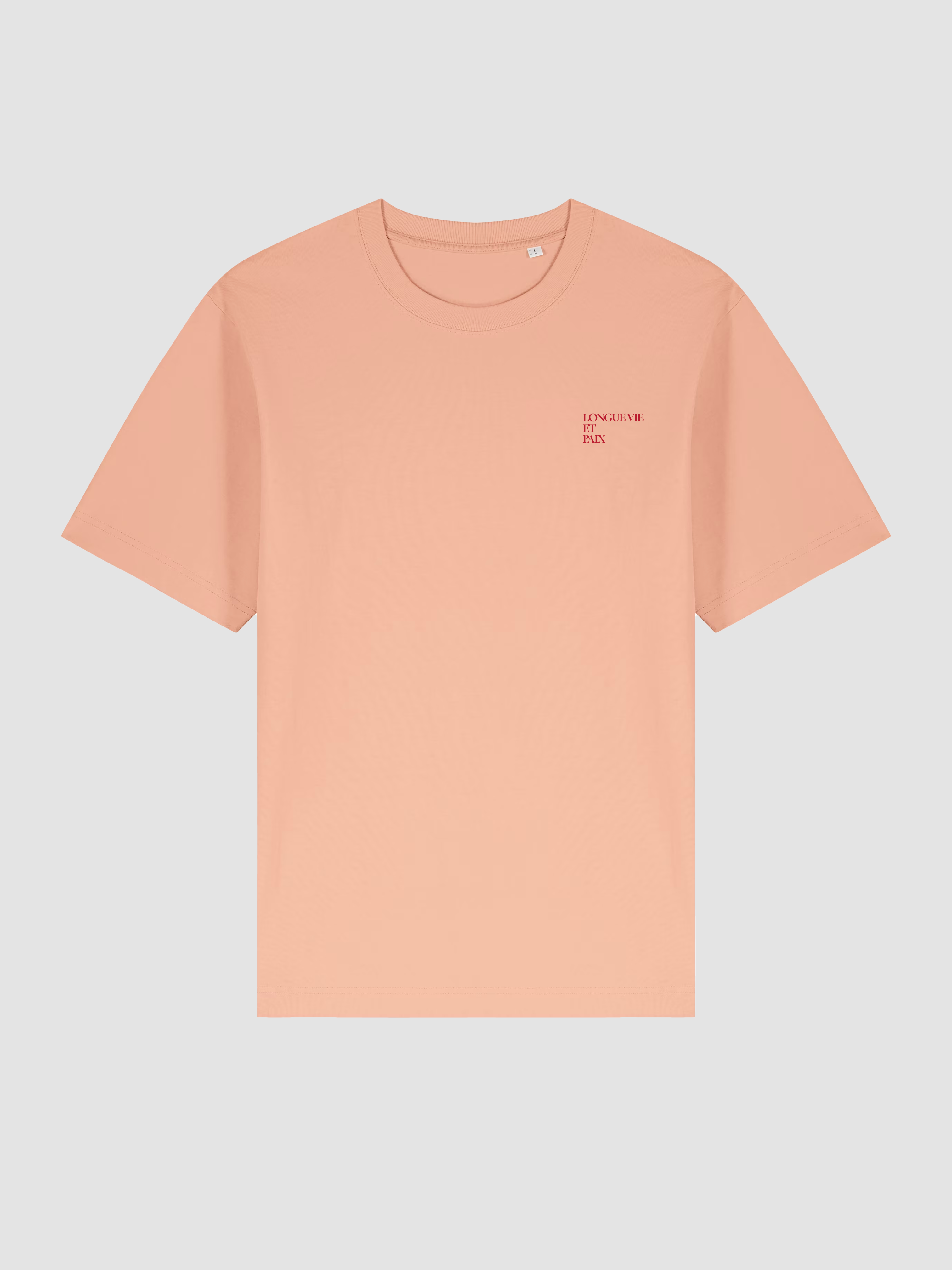 LONGUE VIE TEE - peach