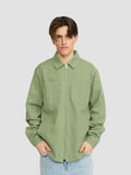 OVERSHIRT W. ZIPPER (3922) - light army