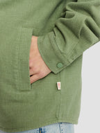 OVERSHIRT W. ZIPPER (3922) - light army