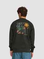 PRINTED CREWNECK SUM (2810) - black