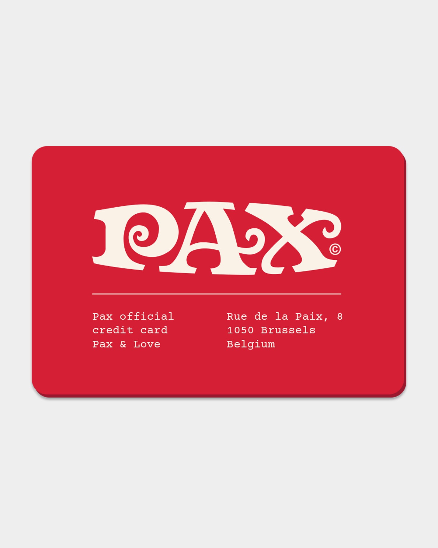PAX GIFT CARDS