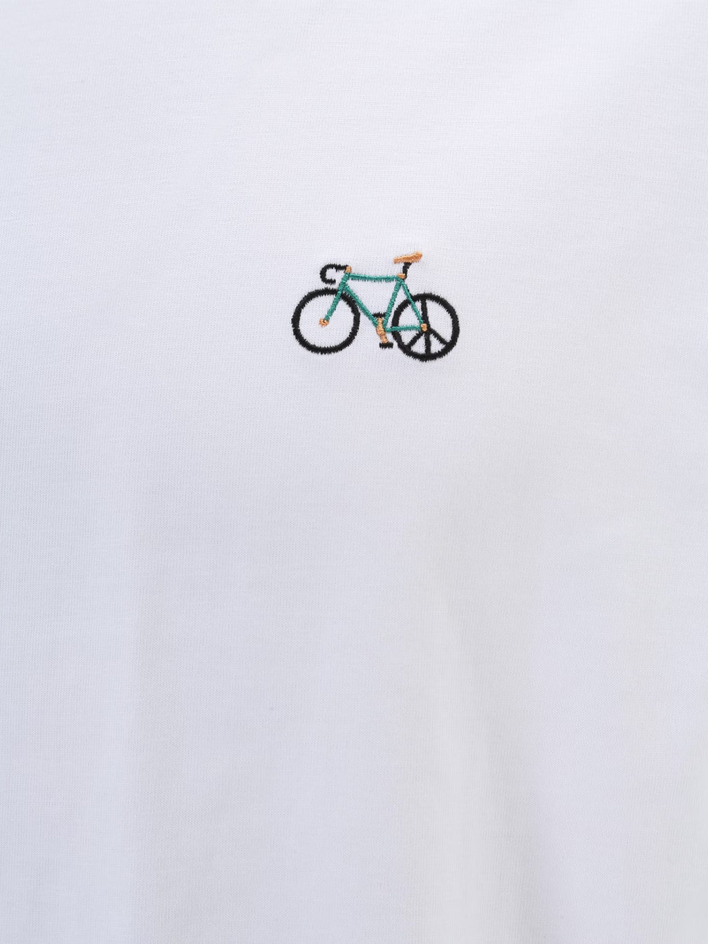 PEACERIDE EMB TEE - white