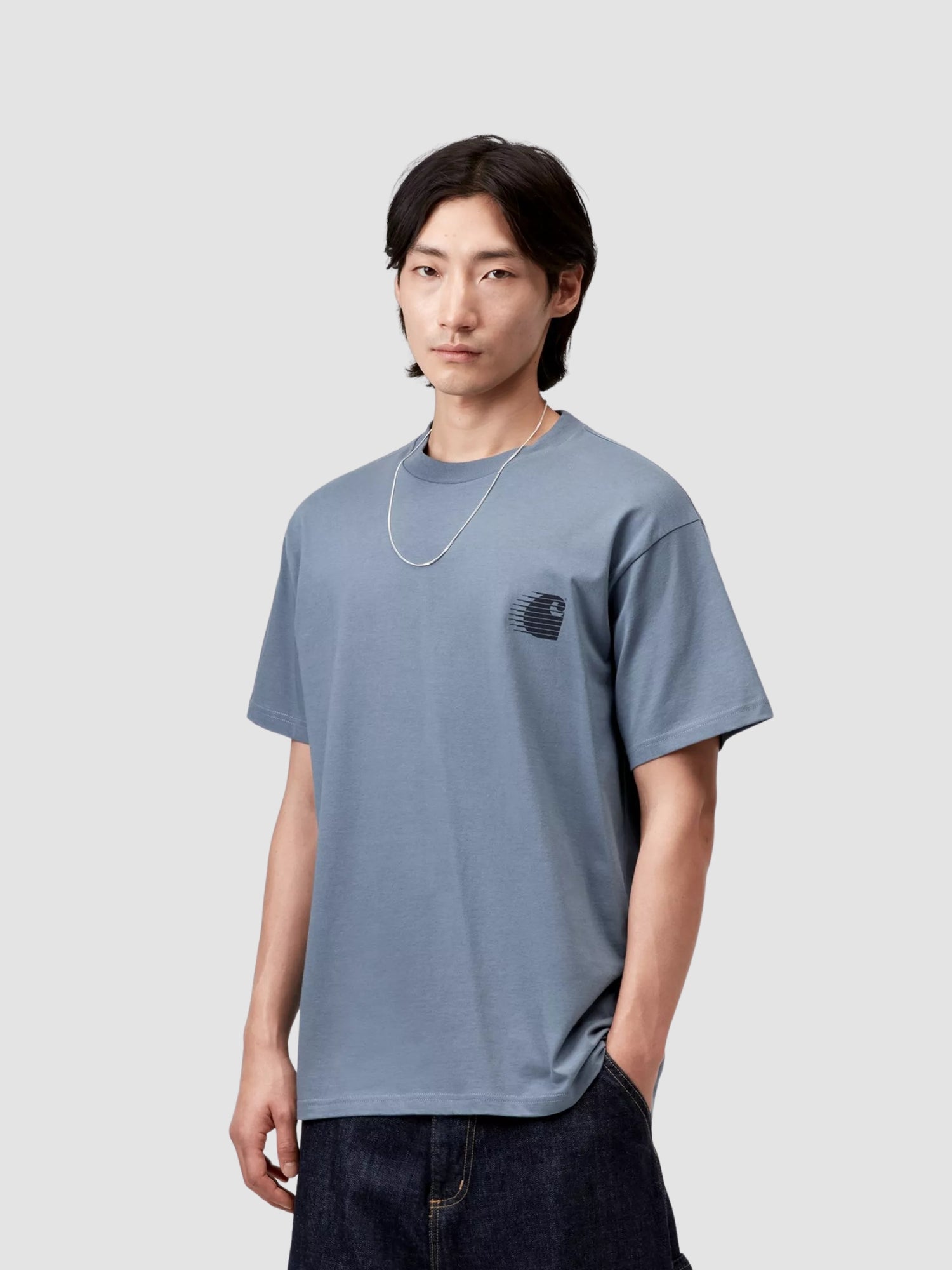 S/S C LOGO ARCHIVE T-SHIRT - angelite