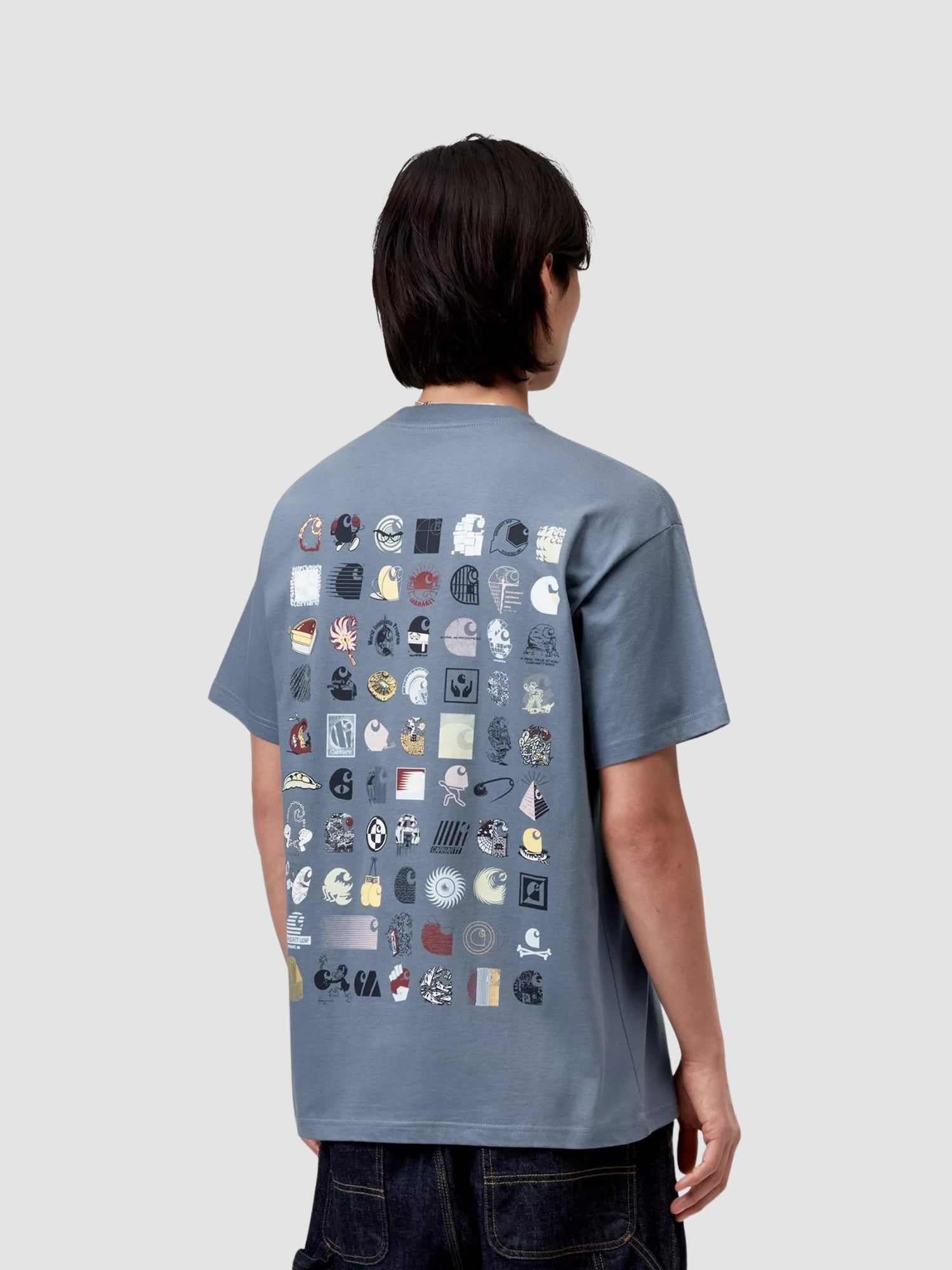 S/S C LOGO ARCHIVE T-SHIRT - angelite