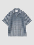 S/S KANDER SHIRT - kander check/blue river